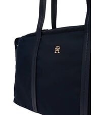 TOMMY HILFIGER TH SOFT NYLON Geantă de umăr, extra mare albastru spațial - Genți femei - 5