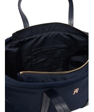 TOMMY HILFIGER TH SOFT NYLON Geantă de umăr, extra mare albastru spațial - Genți femei - 6