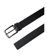 CALVIN KLEIN PIN BUCKLE Curea de piele negru/negru mat - Curele - 3