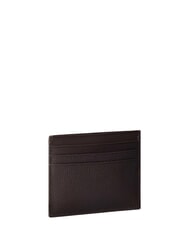 CALVIN KLEIN PREMIUM LEATHER Portcard plat din piele maro &icirc;nchis - Portofele bărbați - 2
