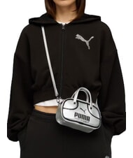 PUMA 1976 METALLIC MICRO GRIP Geantă mini, cu curea de umăr gri-negru glaciar - Genți femei - 2
