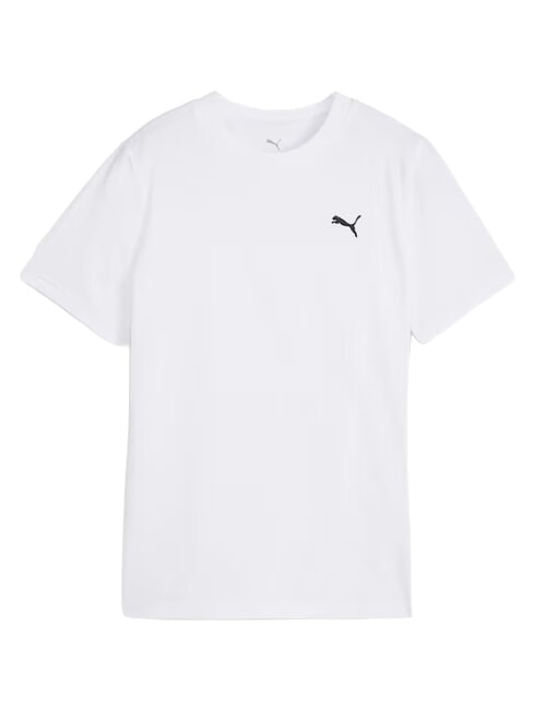 WARDROBE ESS Tricou cu m&acirc;necă scurtă, din bumbac pur alb - Tricou copil