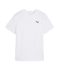 PUMA WARDROBE ESS Tricou cu m&acirc;necă scurtă, din bumbac pur alb - Tricou copil - 4