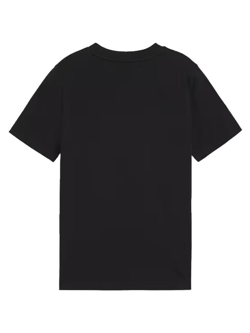WARDROBE ESS Tricou cu m&acirc;necă scurtă, din bumbac pur negru - Tricou copil