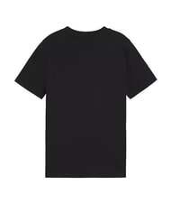 PUMA WARDROBE ESS Tricou cu m&acirc;necă scurtă, din bumbac pur negru - Tricou copil - 5