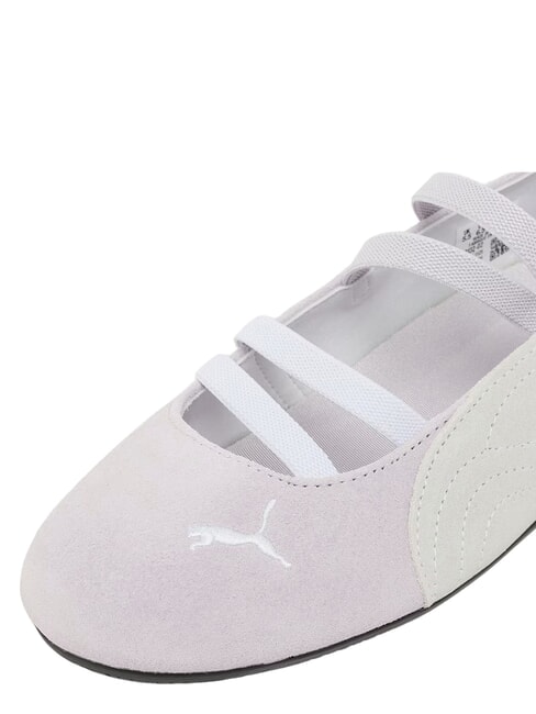 SPEEDCAT BALLET SD JR Balerine din piele roz strălucitor-alb - Pantofi pentru bebeluși