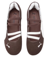 PUMA SPEEDCAT BALLET SD JR Balerine din piele roz strălucitor-alb - Pantofi pentru bebeluși - 3