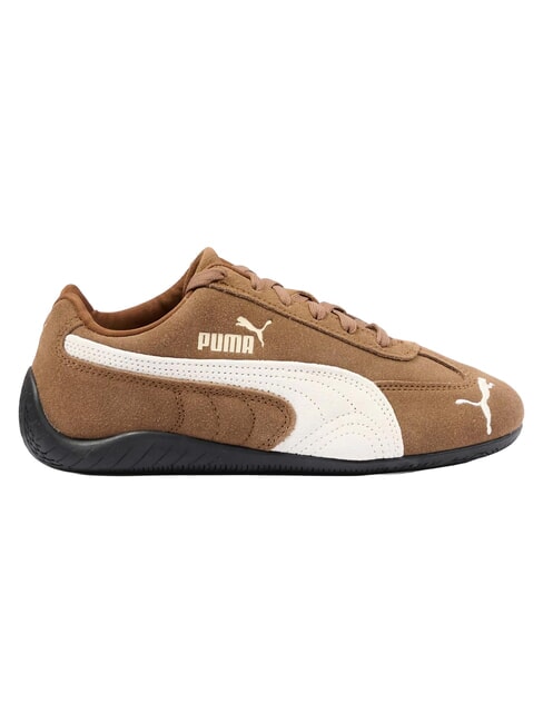SPEEDCAT OG JR Adidași din piele fildeș mat de cafea de &icirc;naltă calitate - Pantofi pentru bebeluși