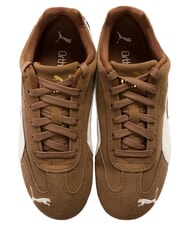 PUMA SPEEDCAT OG JR Adidași din piele fildeș mat de cafea de &icirc;naltă calitate - Pantofi pentru bebeluși - 3