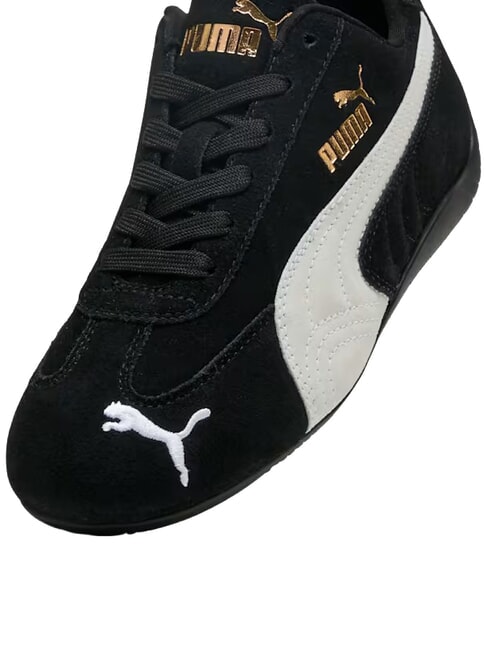 SPEEDCAT OG JR Adidași din piele alb-negru - Pantofi pentru bebeluși