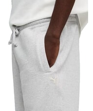 PUMA SELECT Pantaloni scurți din bumbac gri deschis heather - Pantaloni pentru copii - 4