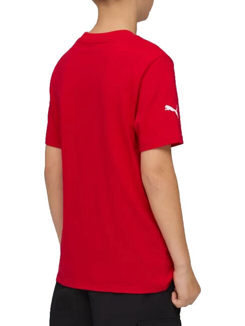 FERRARI Tricou din bumbac cu m&acirc;necă scurtă roșu de curse - Tricou copil