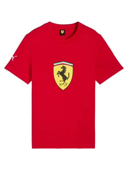 FERRARI Tricou din bumbac cu m&acirc;necă scurtă roșu de curse - Tricou copil