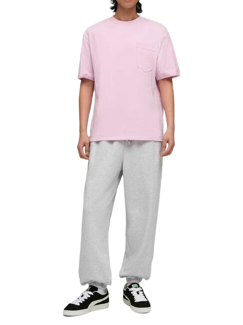 SELECT Tricou cu m&acirc;necă scurtă roz perlat - Tricou copil