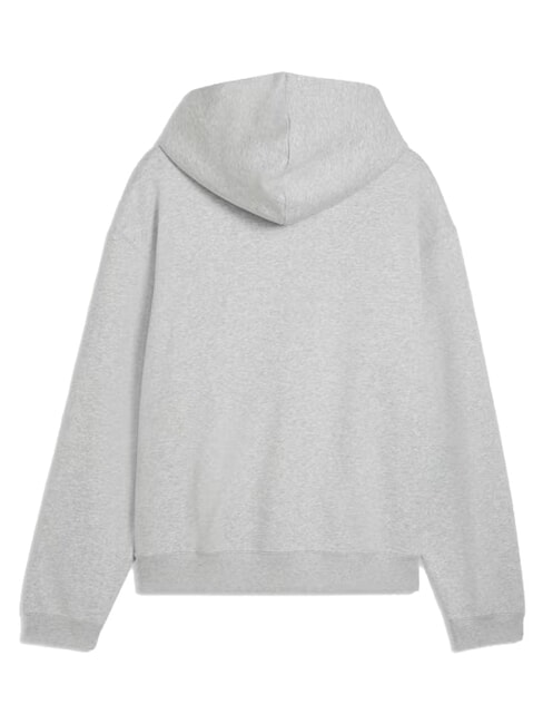 SELECT Hanorac cu gluga gri deschis heather - Hanorac pentru bebeluși