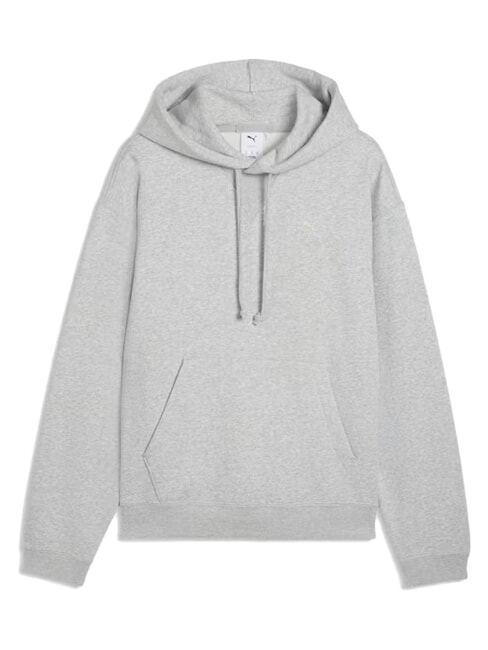 SELECT Hanorac cu gluga gri deschis heather - Hanorac pentru bebeluși