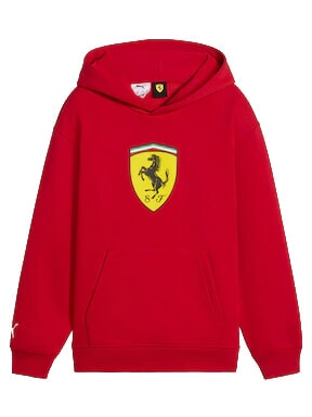 FERRARI Hanorac cu gluga roșu de curse - Hanorac pentru bebeluși