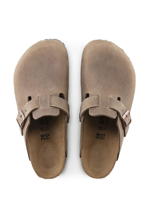 BOSTON Sandale unisex din piele tutun brun - Pantofi unisex