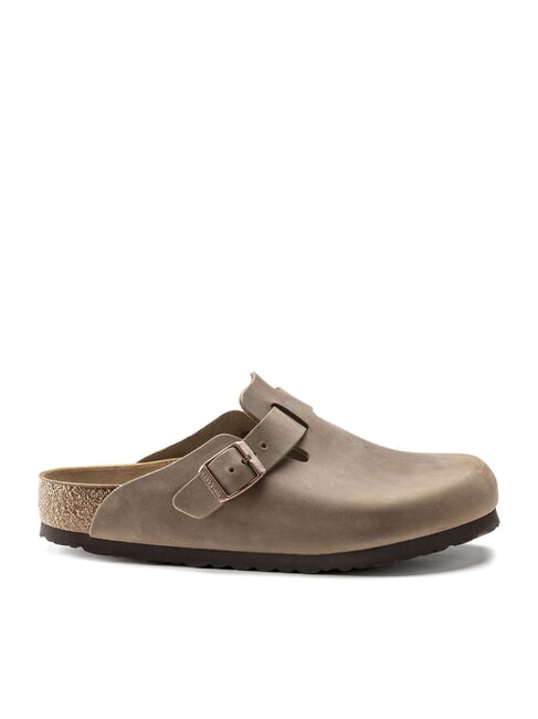 BOSTON Sandale unisex din piele tutun brun - Pantofi unisex