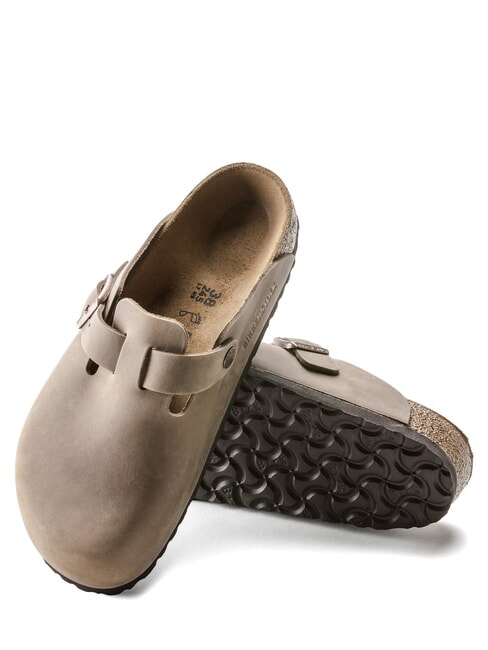 BOSTON Sandale unisex din piele tutun brun - Pantofi unisex