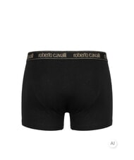 CAVALLI ALL-OVER ELASTIC GOLD Pachet de 3 perechi de boxeri negru - Slip pentru bărbați - 3