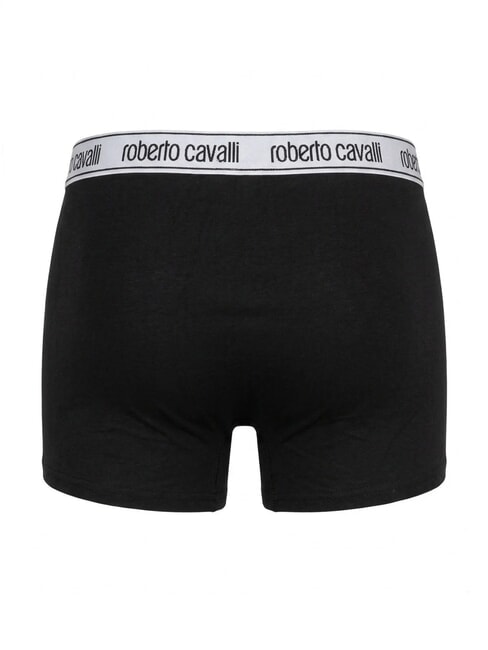 ALL-OVER ELASTIC Set de 3 perechi de boxeri negru - Slip pentru bărbați