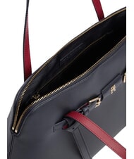 TOMMY HILFIGER TH BUCKLE Geantă de umăr albastru spațial - Genți femei - 4