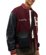 TOMMY HILFIGER TH NYLON Geantă cu buzunar frontal negru - Genți de umăr bărbați - 2