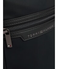 TOMMY HILFIGER TH NYLON Geantă cu buzunar frontal negru - Genți de umăr bărbați - 5