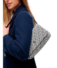 TOMMY HILFIGER TH JACQUARD Geantă de umăr albastru spațial - Genți femei - 2