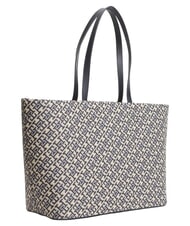 TOMMY HILFIGER TH JACQUARD Geantă de umăr albastru spațial - Genți femei - 3