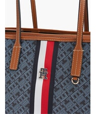 TOMMY HILFIGER TH MONOPLAY Geantă de m&acirc;nă, cu curea de umăr albastru spațial - Genți femei - 4