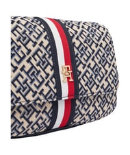 TOMMY HILFIGER TH JACQUARD Geantă de umăr albastru spațial - Genți femei - 5
