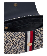 TOMMY HILFIGER TH JACQUARD Geantă de umăr albastru spațial - Genți femei - 6