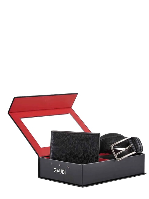 KIT Portofel și cutie pentru portofel BLACK - Portofele bărbați