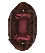 MY BEST BAG JANINE SUEDE L Geantă de m&acirc;nă, cu curea de umăr dark brown - Genți femei - 4
