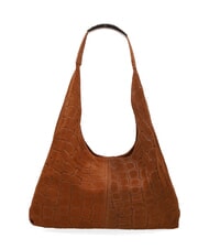 MY BEST BAG ELLISSE CROCO SUEDE Geantă de umăr, piele cognac - Genți femei - 4