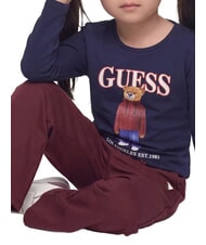 GUESS KIDS Tricou cu m&acirc;necă lungă albastru &icirc;nnegrit - Tricou copil - 3