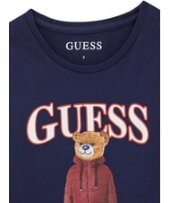 GUESS KIDS Tricou cu m&acirc;necă lungă albastru &icirc;nnegrit - Tricou copil - 4