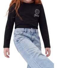 GUESS KIDS Tricou cu m&acirc;necă lungă jetbla - Tricou copil - 3