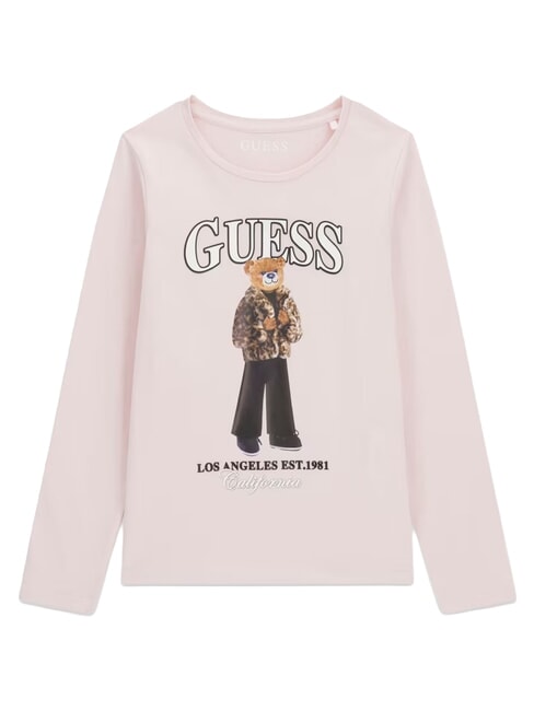 KIDS Tricou cu m&acirc;necă lungă liliac romantic - Tricou copil
