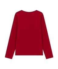 GUESS KIDS Tricou cu m&acirc;necă lungă suc de sfeclă roșie - Tricou copil - 7