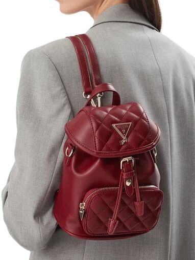 KIDS Rucsac cu buzunar frontal suc de sfeclă roșie - Saci și accesorii pentru copii