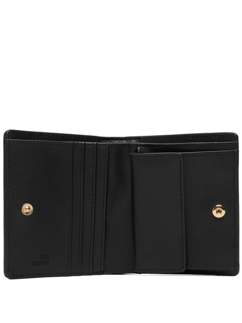 QUILTED Portofel mini negru - Portofele femei