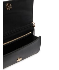 LOVE MOSCHINO QUILTED Portofel/clutch cu curea de umăr negru - Portofele femei - 5