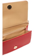 LOVE MOSCHINO QUILTED Portofel/clutch cu curea de umăr RED - Portofele femei - 5