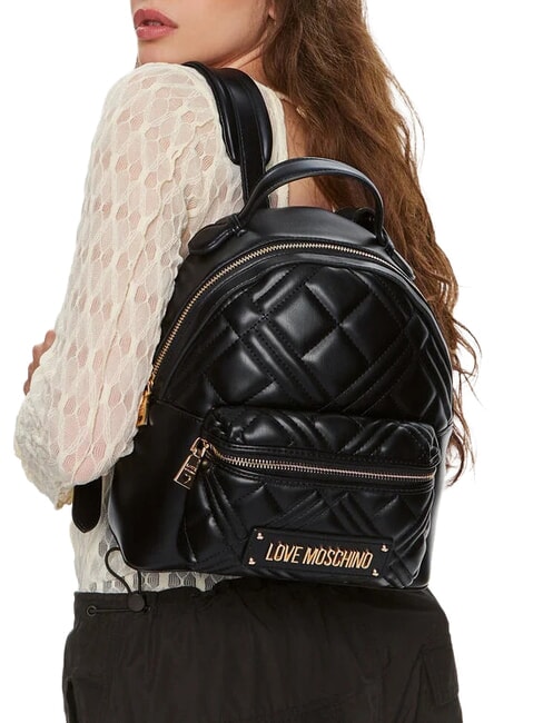 QUILTED Rucsac negru - Genți femei