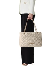LOVE MOSCHINO QUILTED Geantă de umăr fildeş - Genți femei - 2