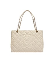 LOVE MOSCHINO QUILTED Geantă de umăr fildeş - Genți femei - 3