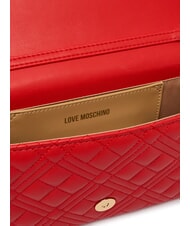 LOVE MOSCHINO SMART DAILY Geantă de umăr RED - Genți femei - 4